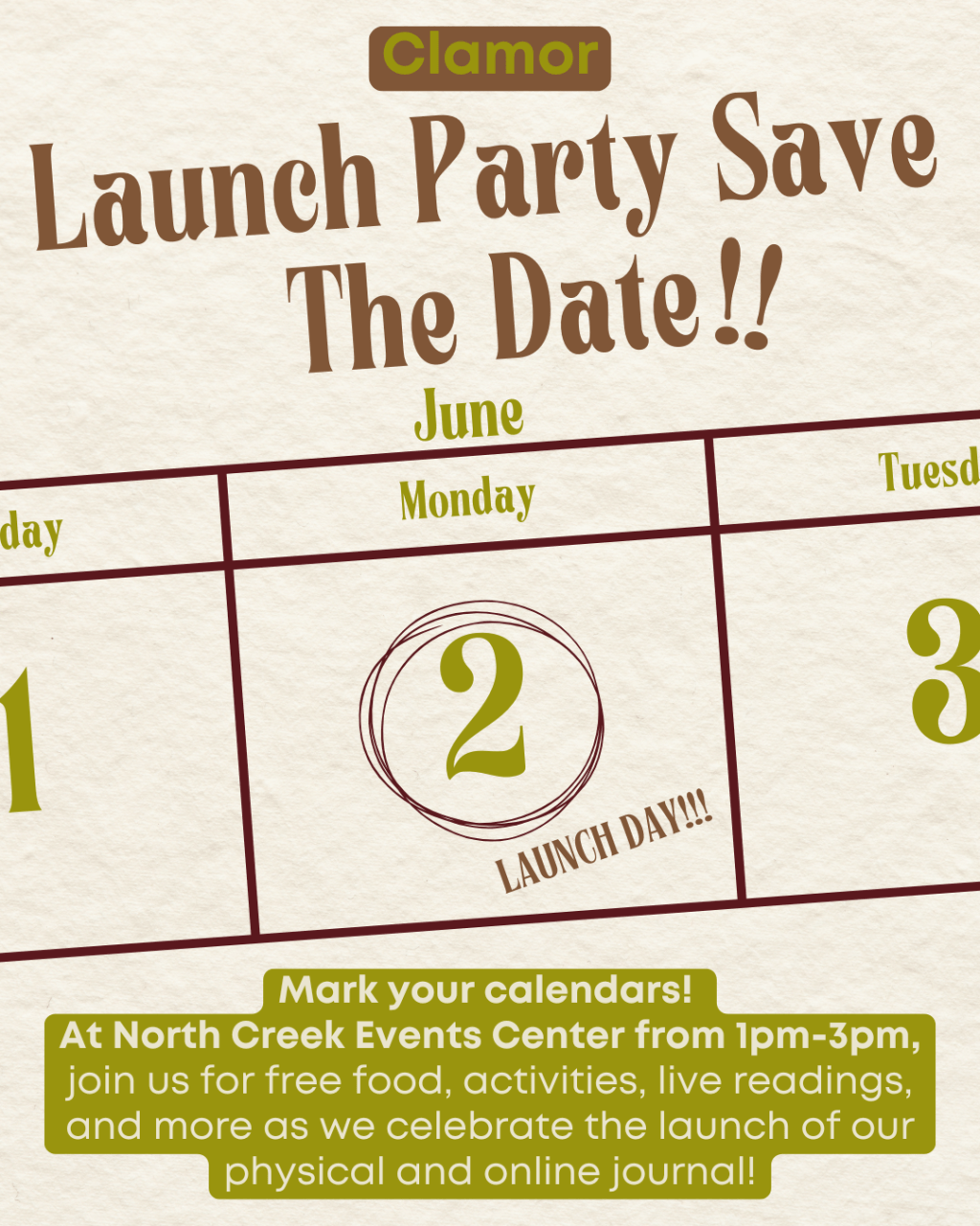 CLAMOR 2025 Launch Party is&nbsp;Coming!