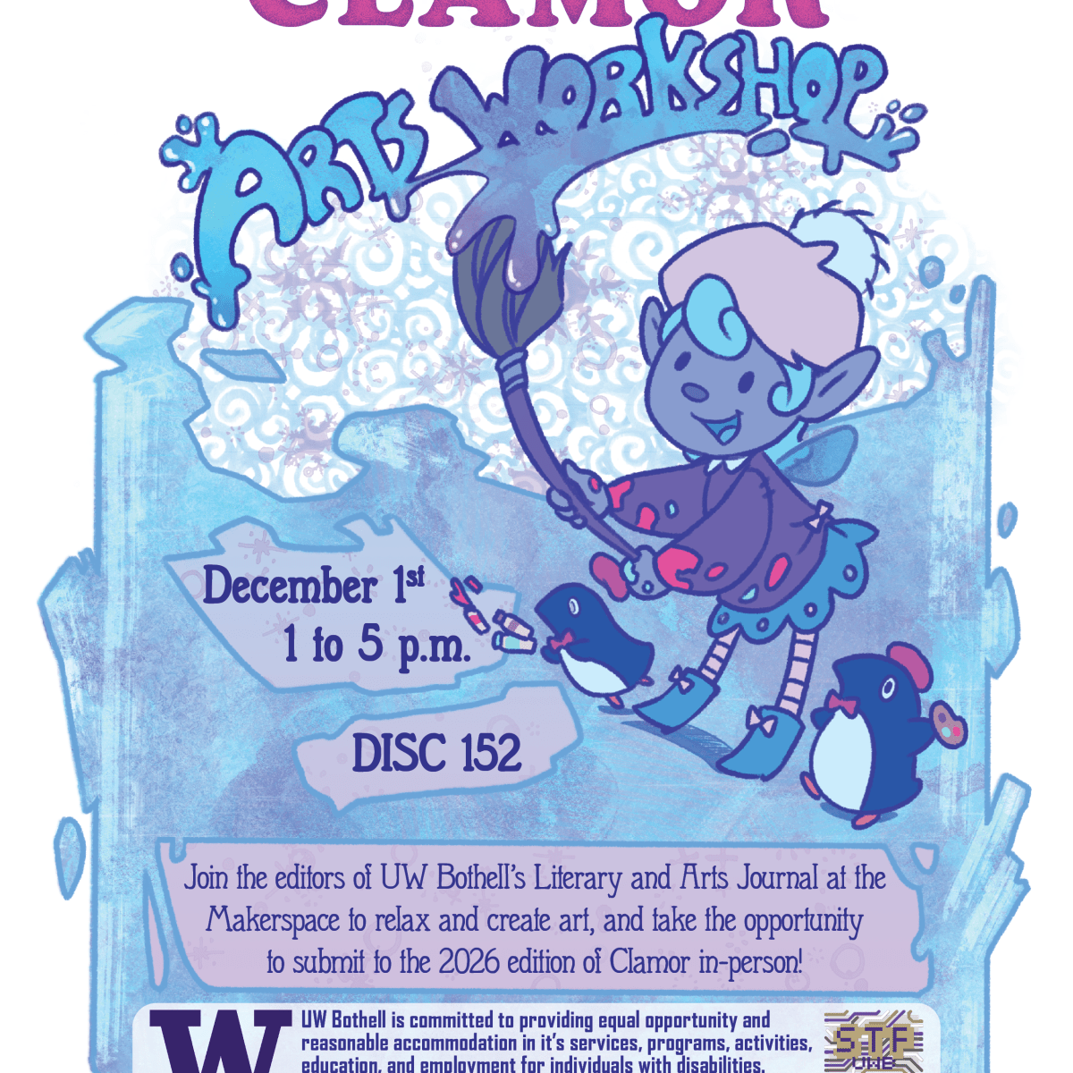 Clamor Arts Workshop&nbsp;Event!