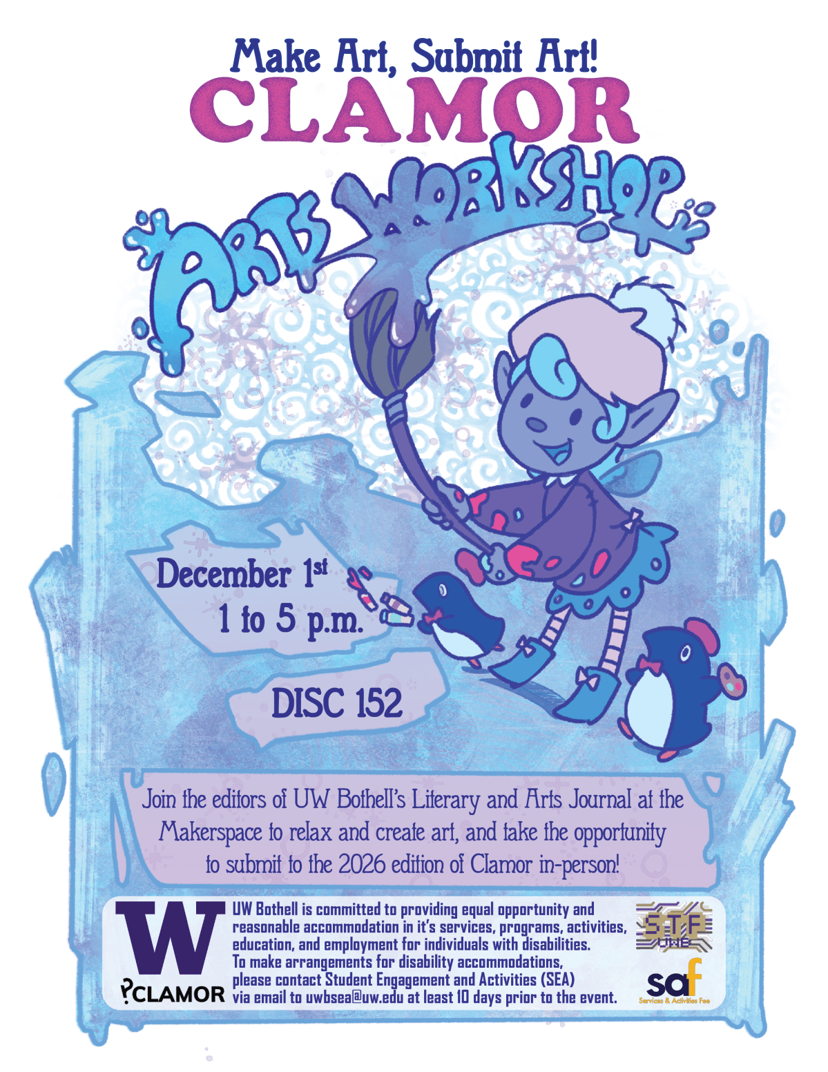 Clamor Arts Workshop&nbsp;Event!